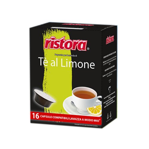 128 capsule Ristora Te al Limone compatibili Lavazza A Modo Mio - Ilgrandebazar