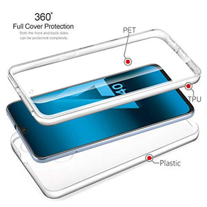 AROYI Custodia protettiva in silicone trasparente a 360 gradi per Chiaro - Ilgrandebazar