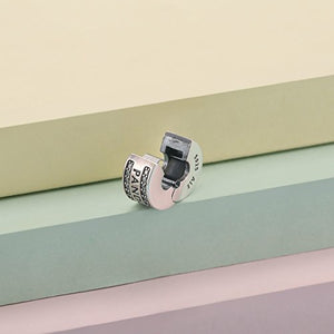 Pandora 792056CZ Forever Clip per bracciali Donna, Argento Sterling 925 - Ilgrandebazar