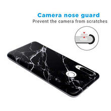 Carica l&#39;immagine nel visualizzatore di Gallery, 2x Cover per Huawei P30 Lite, Marmo TPU Gel Case Nero Bianco/ Grigio Bianco - Ilgrandebazar