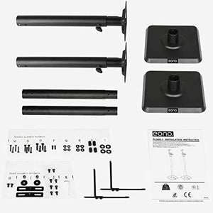 Eono By Amazon - Supporti Casse Acustiche Altezza Regolabile, Altoparlanti...