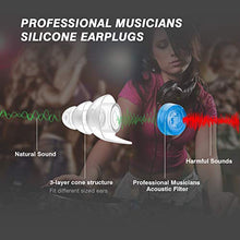 Carica l&#39;immagine nel visualizzatore di Gallery, Musicisti Tappi per le orecchie, Hearprotek Riduzione del rumore clear5 - Ilgrandebazar