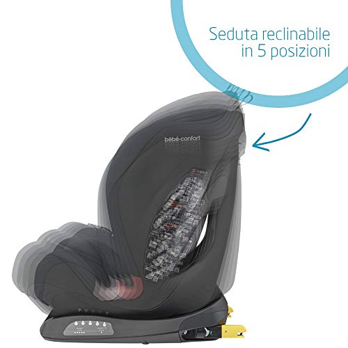 Bébé Confort Titan Seggiolino Auto 9-36 kg Isofix con Top Tether, Cinture a  5 Punti, Gruppo 123, Cresce con il Bambino dai 9 Mesi fino ai 12 Anni,  Reclinabile in 5 Posizioni, Nero : : Prima infanzia