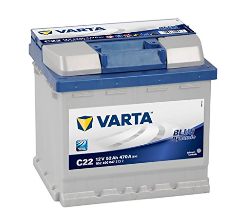 Varta C22 Blue Dynamic 5524000473132 Batteria avviamento , 12 V, 52 Ah, 470 A