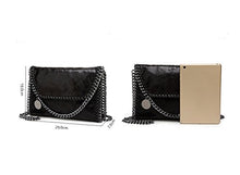 Carica l&#39;immagine nel visualizzatore di Gallery, Valleycomfy Borsa da donna a tracolla elegante a Nero