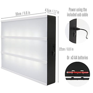 Maison & White Lightbox cinematografica A4 di cambio colore | 205 lettere ed... - Ilgrandebazar
