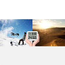 Carica l&#39;immagine nel visualizzatore di Gallery, Konesky Digitale Interno Termometro 8.1x7.1*1.0cm/3.2*2.8*0.4&quot;, Bianco - Ilgrandebazar