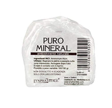 Carica l&#39;immagine nel visualizzatore di Gallery, Deodorante naturale in allume di ammonio - Pietra Grezza 1 x 160/190 gr - Ilgrandebazar