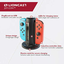 Carica l&#39;immagine nel visualizzatore di Gallery, Lioncast Joy-Con Quadrupla Ricarica per Nintendo Switch, Controller per...
