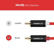 Carica l&#39;immagine nel visualizzatore di Gallery, Cavo audio RCA, 2RCA Maschio a 2 RCA Audio Stereo per CD, 1M