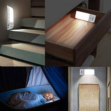 Carica l&#39;immagine nel visualizzatore di Gallery, Luce Notte LED, AMANKA 4 Pcs Lampada Armadio con 4 Pezzi Led - Ilgrandebazar