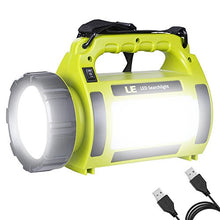 Carica l'immagine nel visualizzatore di Gallery, LE Lanterna da Campeggio Ricaricabile USB, Torcia a LED CREE 1000 lumen,...