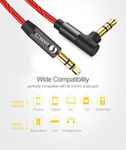 Carica l&#39;immagine nel visualizzatore di Gallery, LINKINPERK Cavo Audio Stereo Jack 3.5mm Maschio a 90 Gradi， 2M