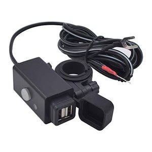YGL Impermeabile Caricabatterie USB per Moto con Interruttore di... - Ilgrandebazar