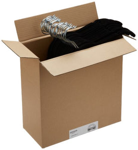 AmazonBasics - Gruccia in velluto per abiti e camicie, 50 50 pezzi, Nero