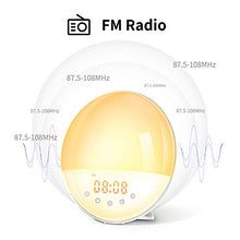 Carica l'immagine nel visualizzatore di Gallery, Wake Up Light, Luce Sveglia Funzione di Registrazione 9 Suoneria 30 Livelli... - Ilgrandebazar