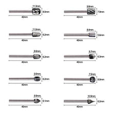 Carica l&#39;immagine nel visualizzatore di Gallery, Fresa Rotante - GOXAWEE 20Pcs HSS Frese Routing Router Bits Legno Fresatura... - Ilgrandebazar