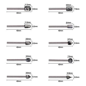 Fresa Rotante - GOXAWEE 20Pcs HSS Frese Routing Router Bits Legno Fresatura... - Ilgrandebazar