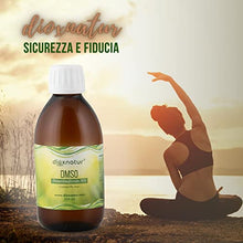 Carica l'immagine nel visualizzatore di Gallery, DIOXNATUR® DMSO 70% (250ml) Dimetilsolfossido Purezza Grado Farmaceutico Ph. Eur. Bottiglia di vetro ambra con contagocce