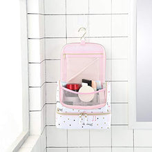 Carica l&#39;immagine nel visualizzatore di Gallery, Tuscall Beauty Case da Viaggio appendere Borsa Toilette - Pink Flamingo