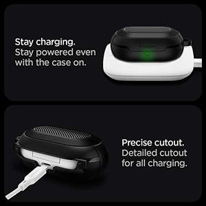 Spigen Rugged Armor Pro Progettato per Galaxy Buds Plus Custodia (2020)/ Nero