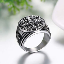 Carica l&#39;immagine nel visualizzatore di Gallery, JewelryWe Gioielli Anello da Uomo Donna Punk Acciaio Inossidabile Argento - Ilgrandebazar