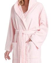 Carica l&#39;immagine nel visualizzatore di Gallery, Astra Accappatoio in Spugna con Cappuccio, per Uomo e Donna, L-XL, Rosa - Ilgrandebazar