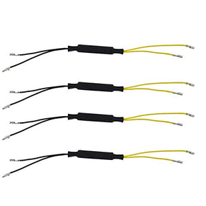 4 adattatori di resistenza per frecce a LED moto, scooter, quad, 12 V