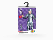 Carica l'immagine nel visualizzatore di Gallery, Smiffy's 43168S - Deluxe Blindata Cavaliere Costume Grigio con Tuta e Casco... - Ilgrandebazar