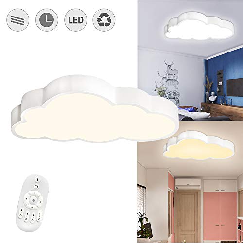Froadp 48W Nuvole Lampada da Soffitto a LED Ultrasottile Dimmerabile con... - Ilgrandebazar