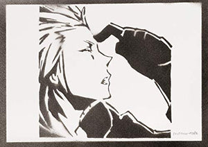 Poster Axel Kingdom Hearts Handmade Graffiti Sreet Art - Artwork