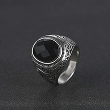 Carica l&#39;immagine nel visualizzatore di Gallery, OIDEA Anello Uomo Acciaio Inossidabile Fidanzamento Promessa Matrimonio... - Ilgrandebazar