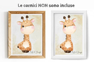 Stampe per Cameretta Bambini 4 Poster di Simpatici Cuccioli
