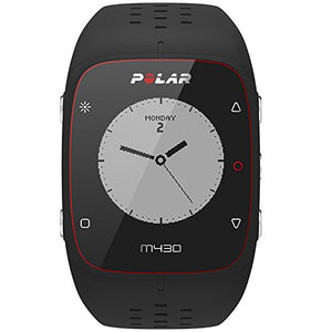 Polar M430, Orologio GPS Multisport con Cardiofrequenzimetro M-L, Nero