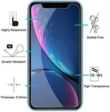 Carica l&#39;immagine nel visualizzatore di Gallery, NEW&#39;C 2 Pezzi, Vetro Temperato per iPhone 11 e iPhone XR (6,1 Pollici), Pellicola Prottetiva Anti Graffio, Anti-Impronte, Senza Bolle, Durezza 9H, 0,33mm Ultra Trasparente, Ultra Resistente