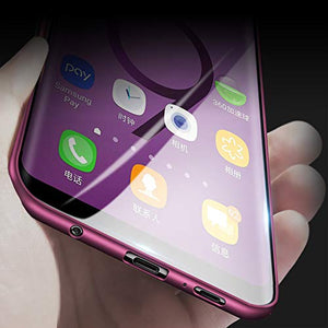X-level Custodia per Samsung Galaxy S9,Morbido TPU Cover Slim S9-Vino Rosso