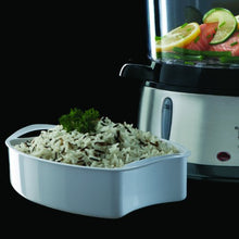 Carica l&#39;immagine nel visualizzatore di Gallery, Russell Hobbs 19270-56 Vaporiera, 800 Watt, 9 Litri, Acciaio Inossidabile,...