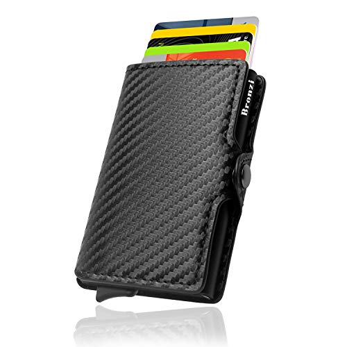 Portatessere Portafoglio Uomo Con Blocco Rfid Portafoglio In Vera