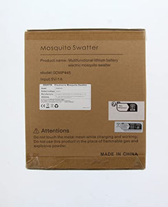 3 in 1 Racchetta Zanzare Elettrica Pieghevole Mosquito Killer 3000V USB Ricaricabile racchetta antizanzare con Base e Appendere al Muro Adatto Uso Interno ed Esterno