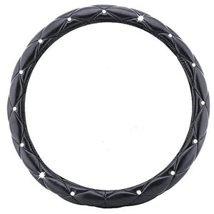 Mayco Bell Coprivolante per Donna Diamond, coprivolante in Pelle Bling Nero - Ilgrandebazar