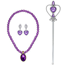 Carica l&#39;immagine nel visualizzatore di Gallery, Bascolor Principessa Rapunzel Sofia Vestito Accessori Collana Diadema Guanti... - Ilgrandebazar