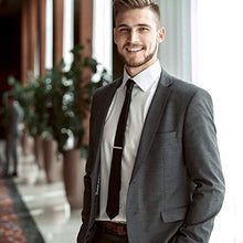 Carica l&#39;immagine nel visualizzatore di Gallery, MengH-SHOP Fermacravatta Set 4 Pezzi di Fermacravatte da Uomo Metallo di... - Ilgrandebazar