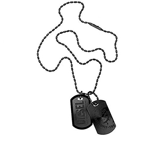 Diesel Catena con Pendente da Uomo in Acciaio Inossidabile - Ilgrandebazar