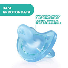 Carica l'immagine nel visualizzatore di Gallery, Chicco PhysioForma Ciuccio in Silicone 0-6 Mesi, 1 Pezzo - Gommotto Morbido e Delicato, Supporta la Respirazione Fisiologica e Favorisce il Corretto Sviluppo della Bocca, Colori Assortiti