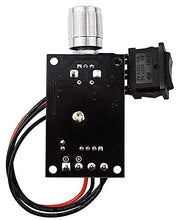 Carica l&#39;immagine nel visualizzatore di Gallery, PIXNOR 6V 12V 24V 28V 3A 80W DC Motor Speed Controller (PWM) velocità Nero