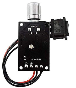 PIXNOR 6V 12V 24V 28V 3A 80W DC Motor Speed Controller (PWM) velocità Nero