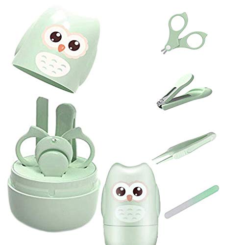 Set Manicure Neonati| Kit 4-in-1 per Baby, con Forbicine, Tagliaunghie, B - Ilgrandebazar