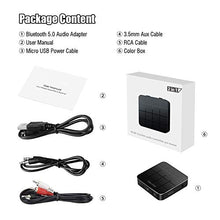 Carica l&#39;immagine nel visualizzatore di Gallery, Trasmettitore Ricevitore Bluetooth 5.0, 2 in 1 Adattatore mini RCA...