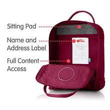 Carica l&#39;immagine nel visualizzatore di Gallery, FJÄLLRÄVEN Kånken Mini, Zaino Unisex Adulto 29 x 20 x 13 cm, Rosso (Plum)