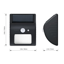 Carica l&#39;immagine nel visualizzatore di Gallery, Aglaia Luce Solare Sensore Movimento, 8 LED 2 W con modalità auto, IP65... - Ilgrandebazar